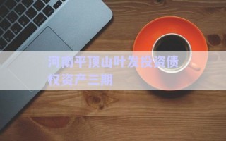 河南平頂山葉發(fā)投資債權(quán)資產(chǎn)三期