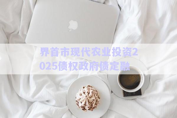 界首市現(xiàn)代農(nóng)業(yè)投資2025債權政府債定融-第1張圖片-政信固收網(wǎng)